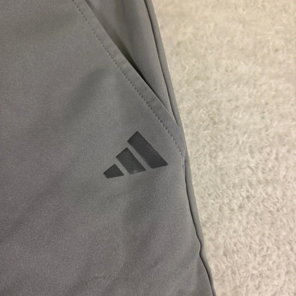 Adidas Ultimate365 Golf Pants Mens 38 Grey Flat Front Performance Trousers